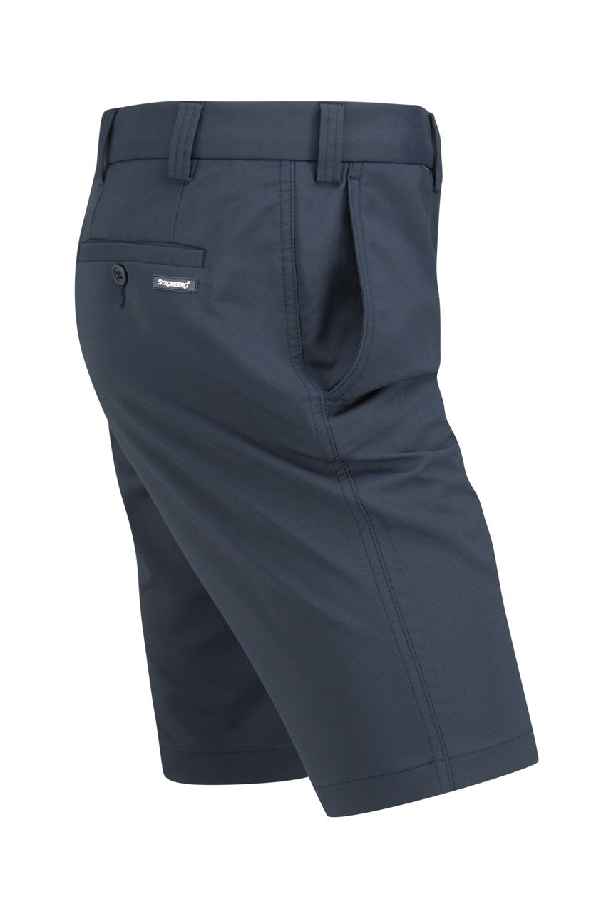 Hampton Short - Navy Technical Stretch Short - Tapered Fit